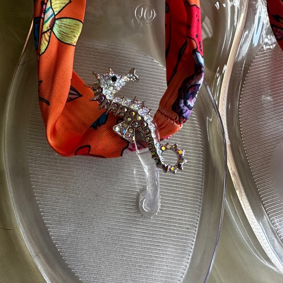 Tie Up Embellished Thong Summer Sandal - Picture 8 of 8